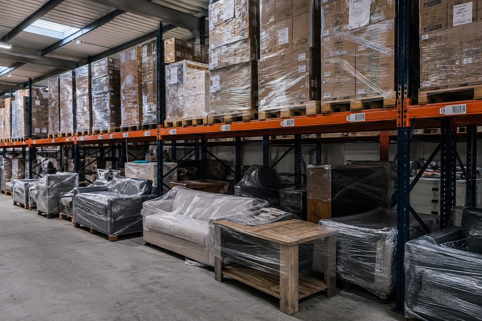 image of finished goods inventory (for a manufacturing plant)